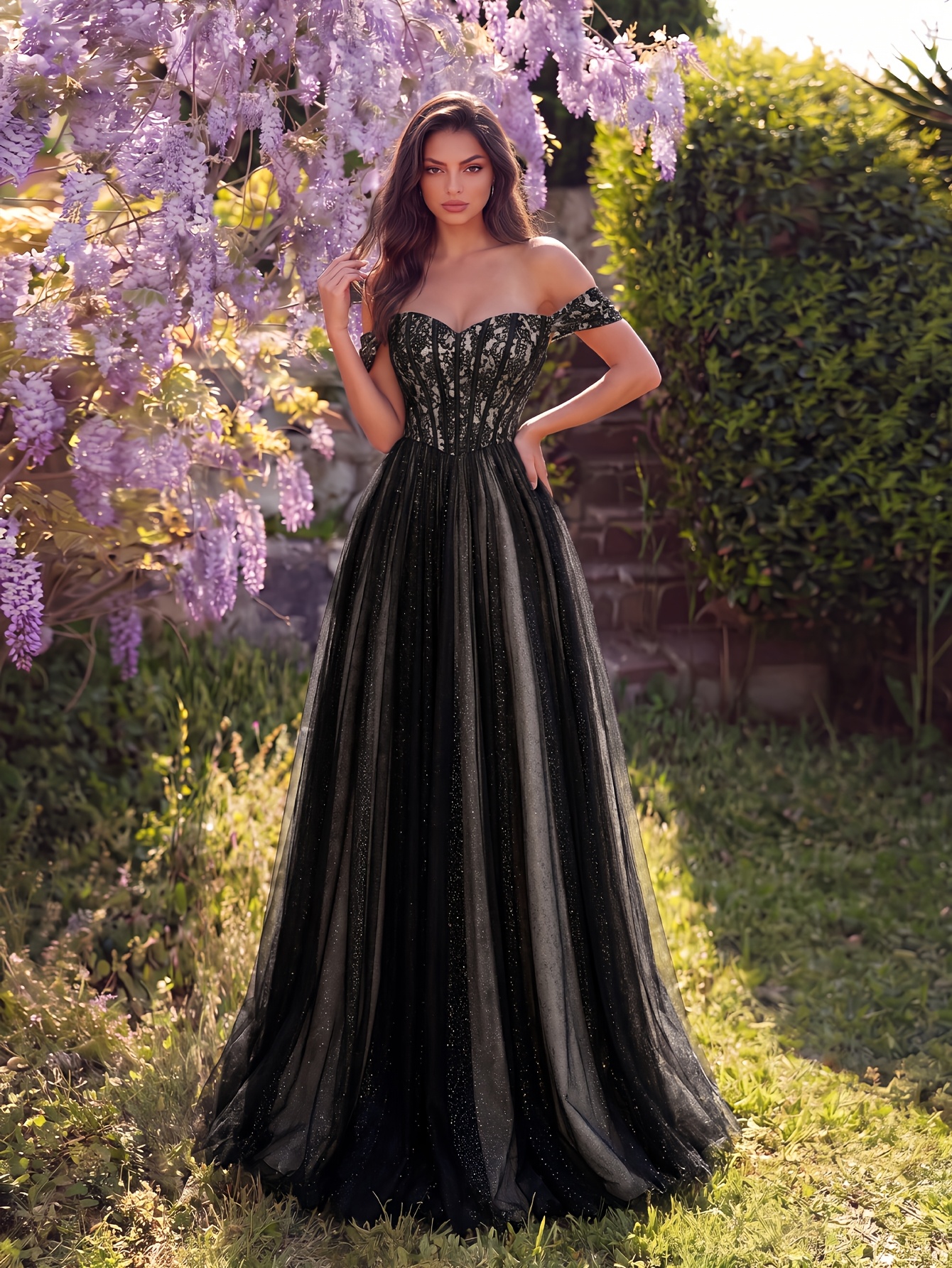 beach wedding dresses online Tulle A Line Lace Long Sleeves Dresses, PW314 SID-PR2648D Size:17 x 34 A Line lace Wedding Essential Slate Grey Suit