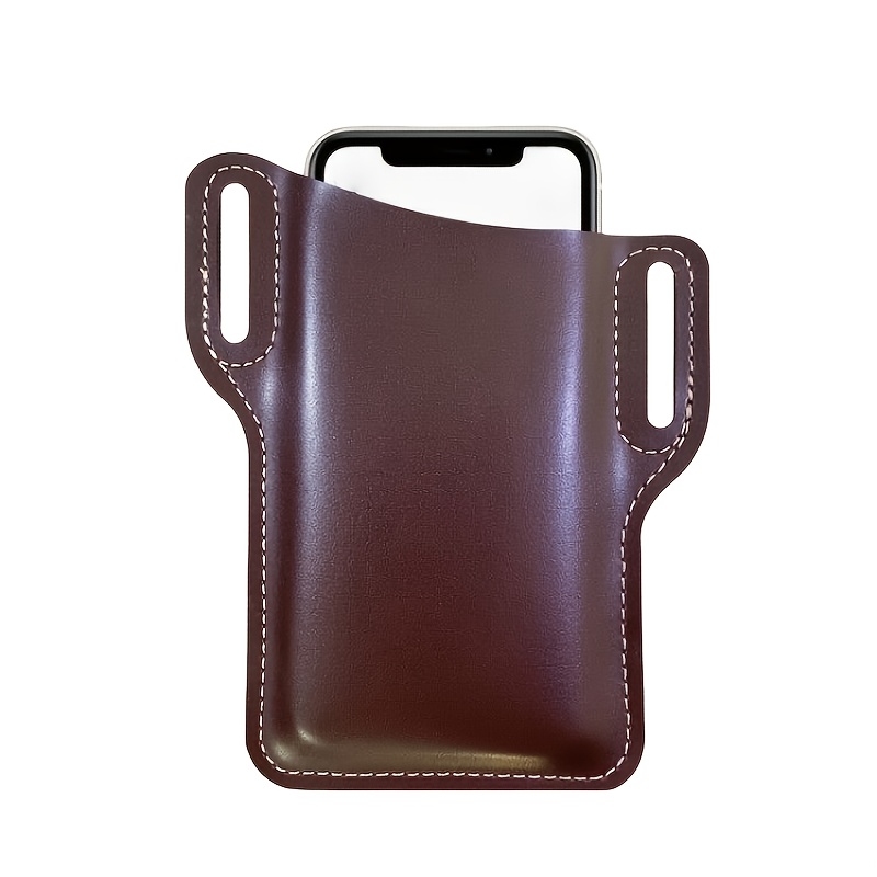 TEMU 1/2 Stk. Große Herrengürtel mit Handytaschen und Geldbörsen für Herren, 6,5-Zoll-Lauf-Outdoor-Handytasche für den vertikalen Baustellengebrauch,