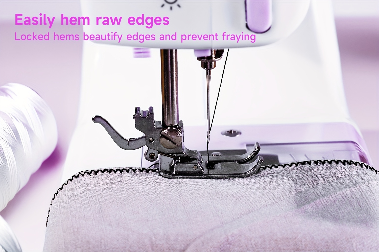 portable electric sewing with 12 stitches patterns adjustable speed parents beginners hobbyists lightweight repair diy crafting details 1