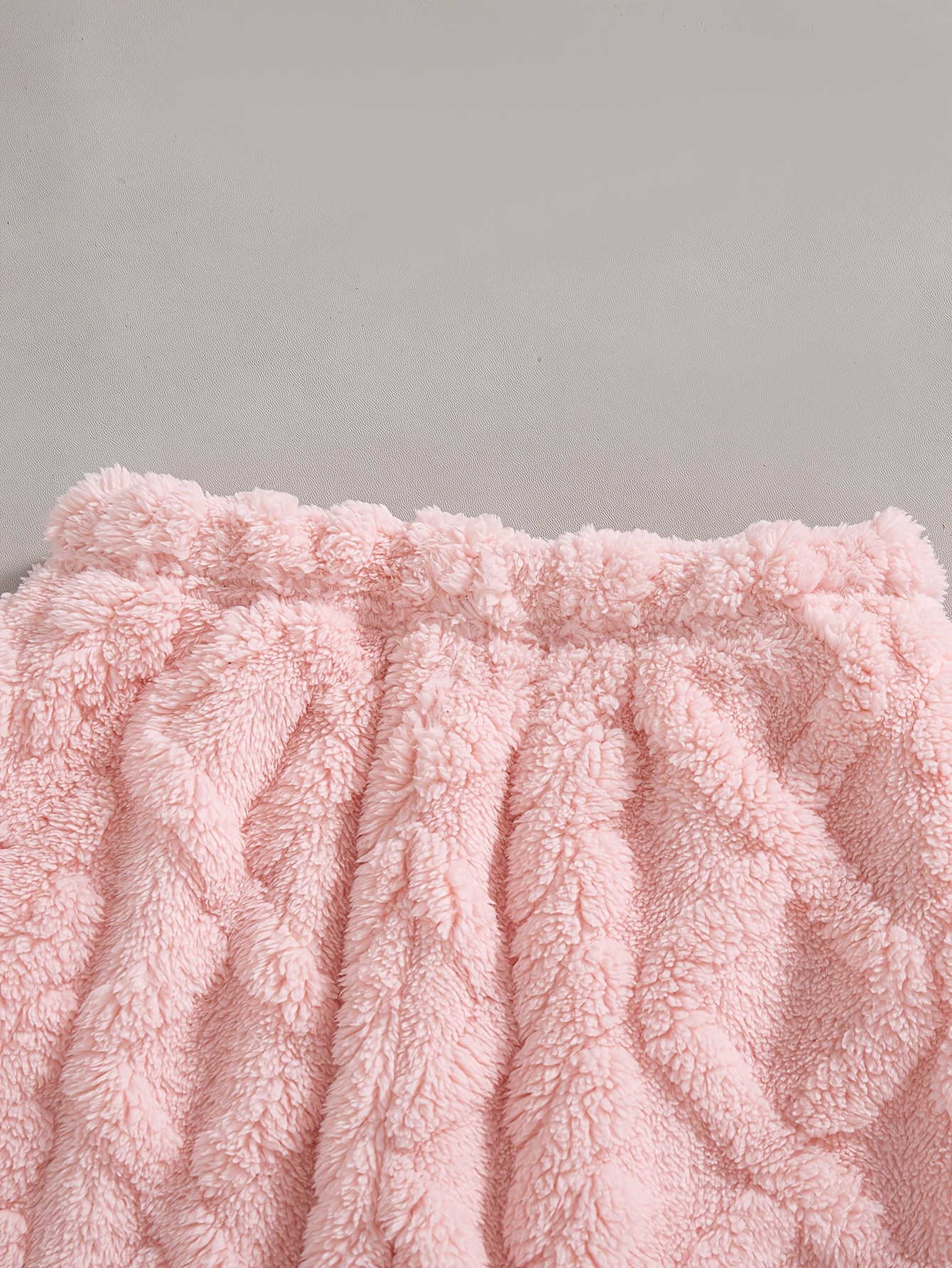 Girls' Jacquard Plush Home Set, Autumn/Winter