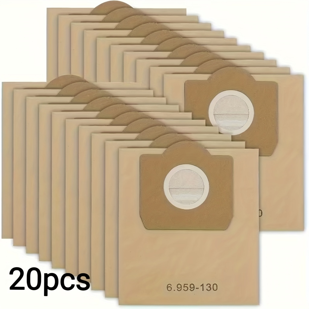 E-shop 20/5 Stück Staubsaugerbeutel für WD3, WD3200, WD3300, WD3500P, MV3, SE4001, SE4002 | Papiermaterial, kompatibel mit , NT25, NT30 Modellen