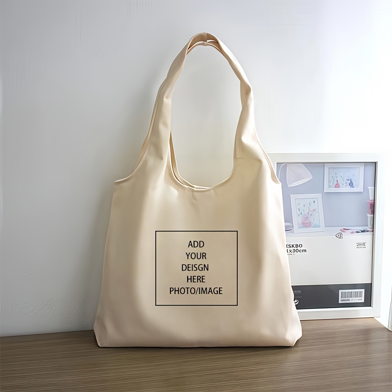 TEMU Custom Photo Vest Bag, Reusable Fashionable Shoulder Bag, Unisex Minimalist Tote, Gift For Him Or Her, Keepsake Present, Ideal Gift - Essential