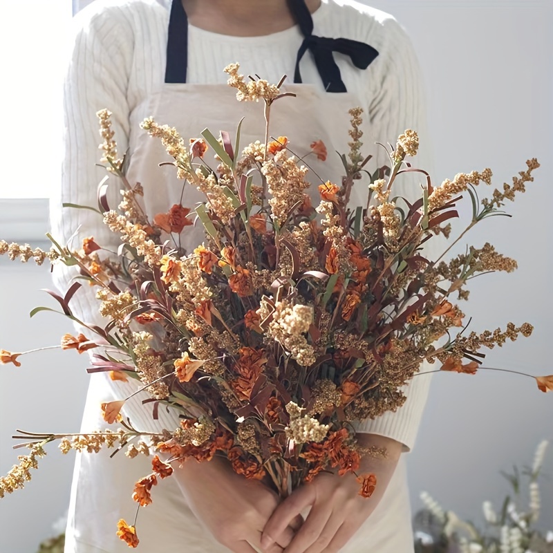 

26" Bouquet - Dried For , For Halloween, Christmas, Easter, & Day , No Battery Required, To And Reusable