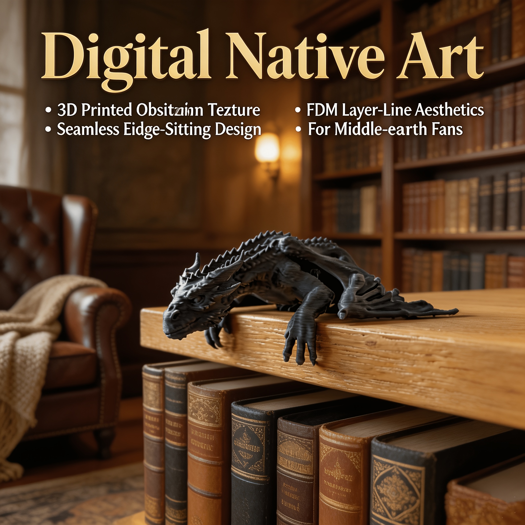 TEMU Warner Authorized : Dragon Themed Ornaments Collectible Figurines, Fantasy Desktop And Bookshelf Halloween/christmas Decor, Perfect Placement On