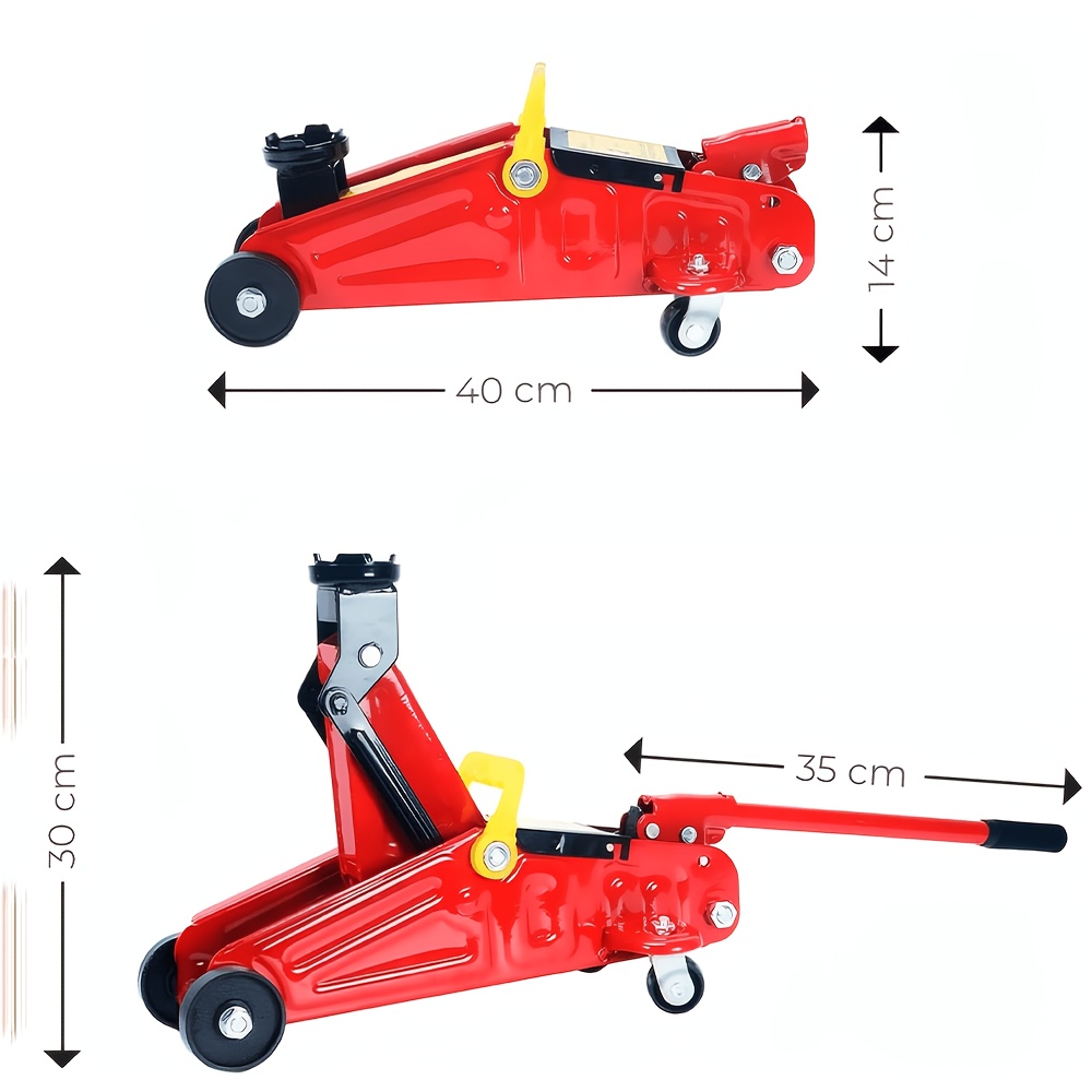 E-shop Professioneller hydraulischer Wagenheber 2 Tonnen, Autohubtisch – Hubhöhe 135–320 mm, ergonomischer Griff, geeignet für Pkw SUV, kompaktes