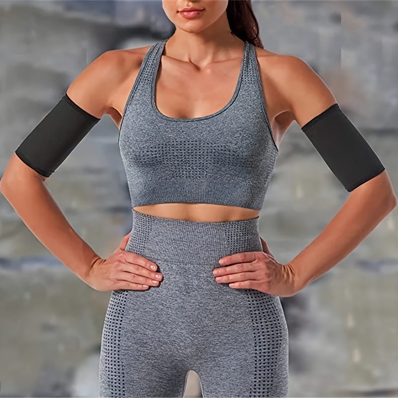 E-shop 1 Paar Armrestrizierer Schweißanzug Ärmel, Arm Schweißbänder Yoga Fitness Zubehör, Armformung Schweißbänder
