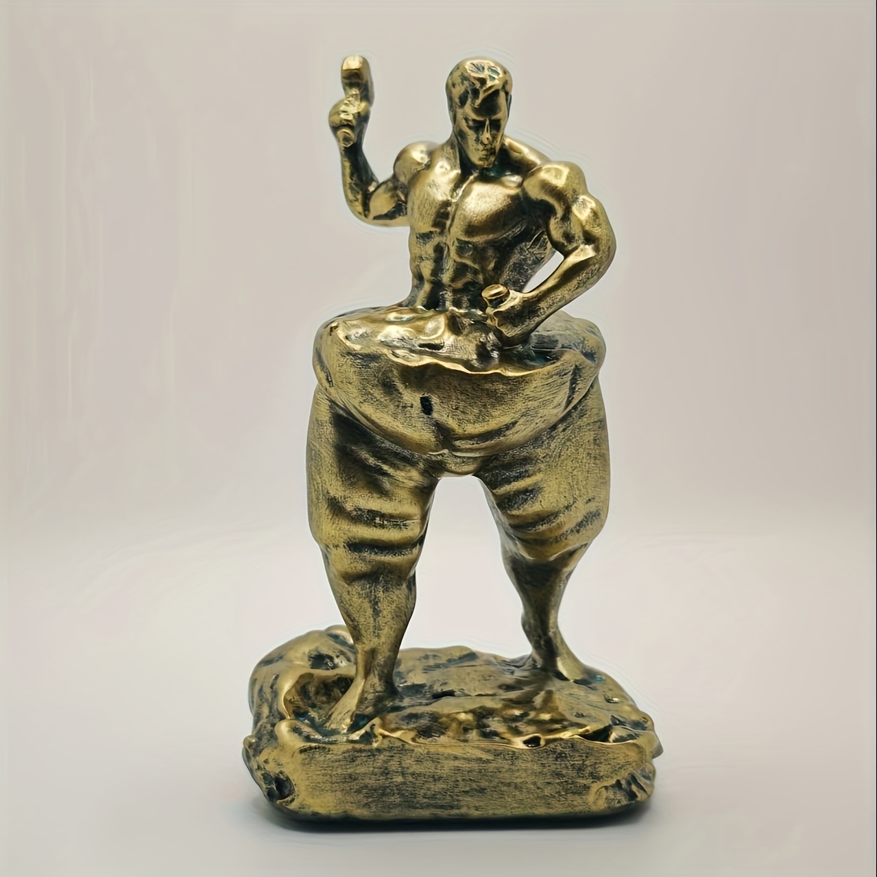E-shop 1 Stück Selbstformende Fitness-Statue – Motivierendes Gym-Dekor mit dynamischer Muskelpose, Gewichtsverlust Inspiration, langlebiger
