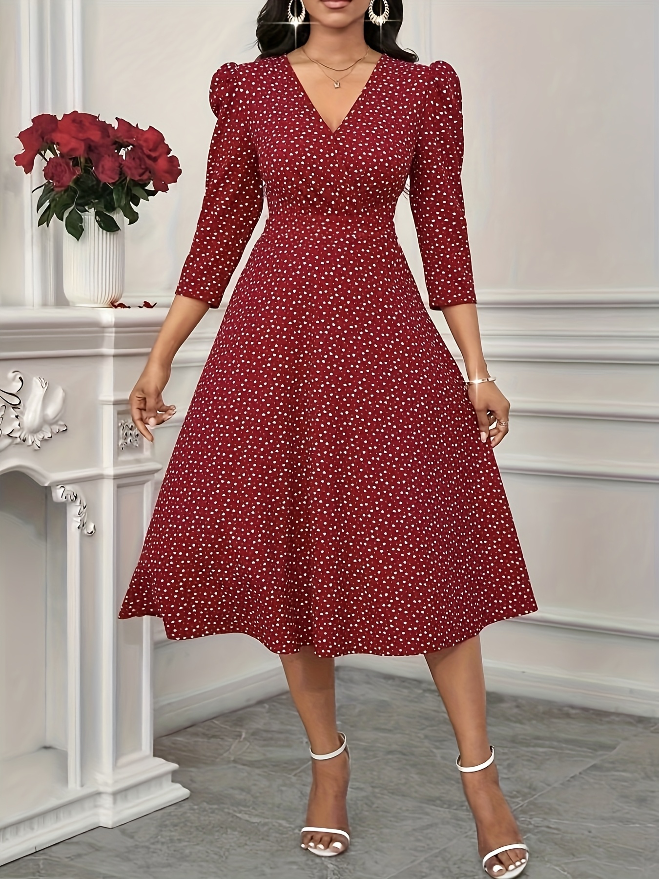 fitted lace wedding dress Fiery Rose Gown Teuta Matoshi