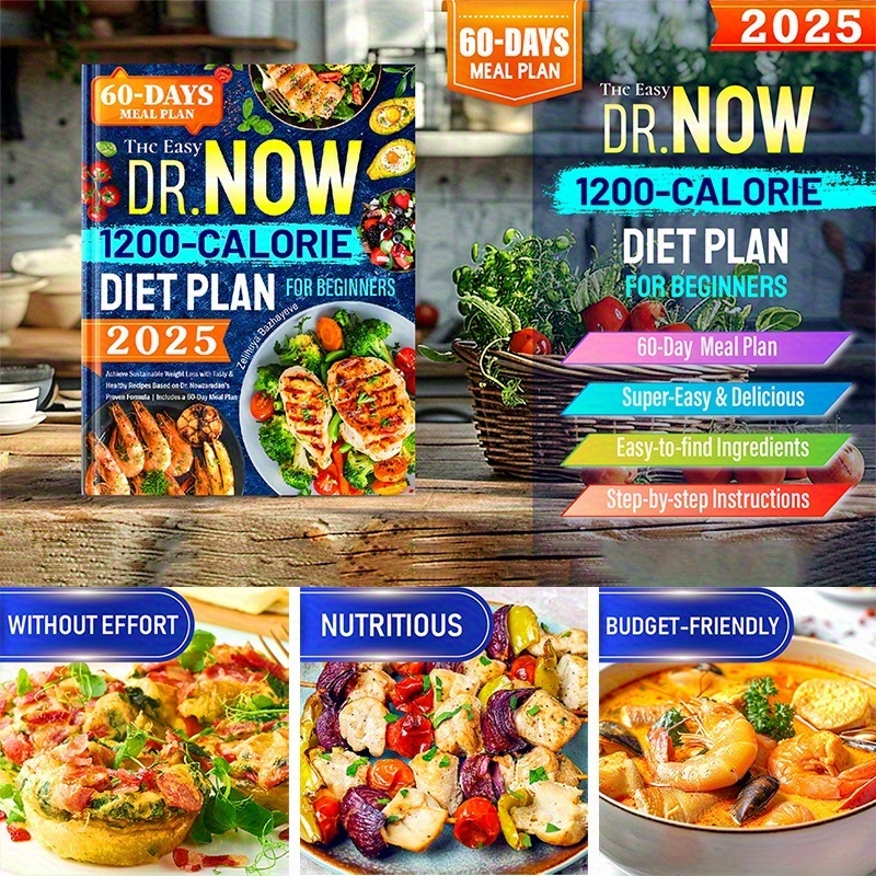 Super Simple 1200 Calorie Diet Plan: 60-Day Meal Plan with High-Protein Breakfasts, Low-Calorie Lunches, Weight Loss Dinners, Healthy Recipes, and Snacks – Includes Scientifically Backed Nutrition Guidance for Weight Management and Weight Loss Drinks
