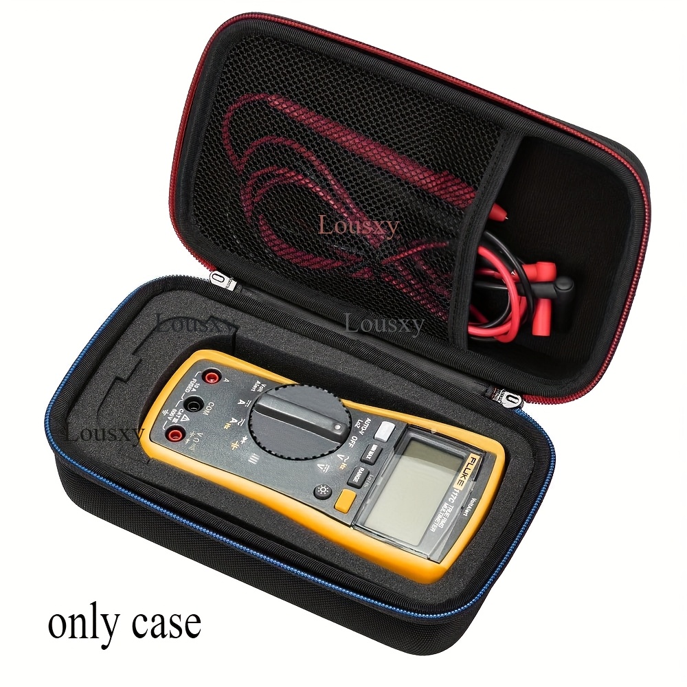 E-shop Eine tragbare Tasche, entwickelt für Fluke Digital-Multimeter, einschließlich der Modelle 117, 115, 116, 114, 113, 177, 178, 179 und 233, sowie
