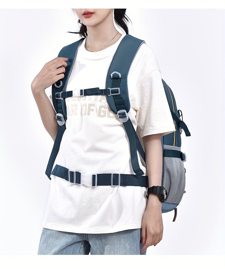 [Durable Travel Backpack] Durable Large Capacity Backpack | Separate Shoe Compartment, Easy-to-Clean, Multiple Compartments for Business Trips, Daily Use & Outdoor Travel - Holiday Gift, Adjustable Strap, Lightweight, Laptop Compartment, Travel Gear