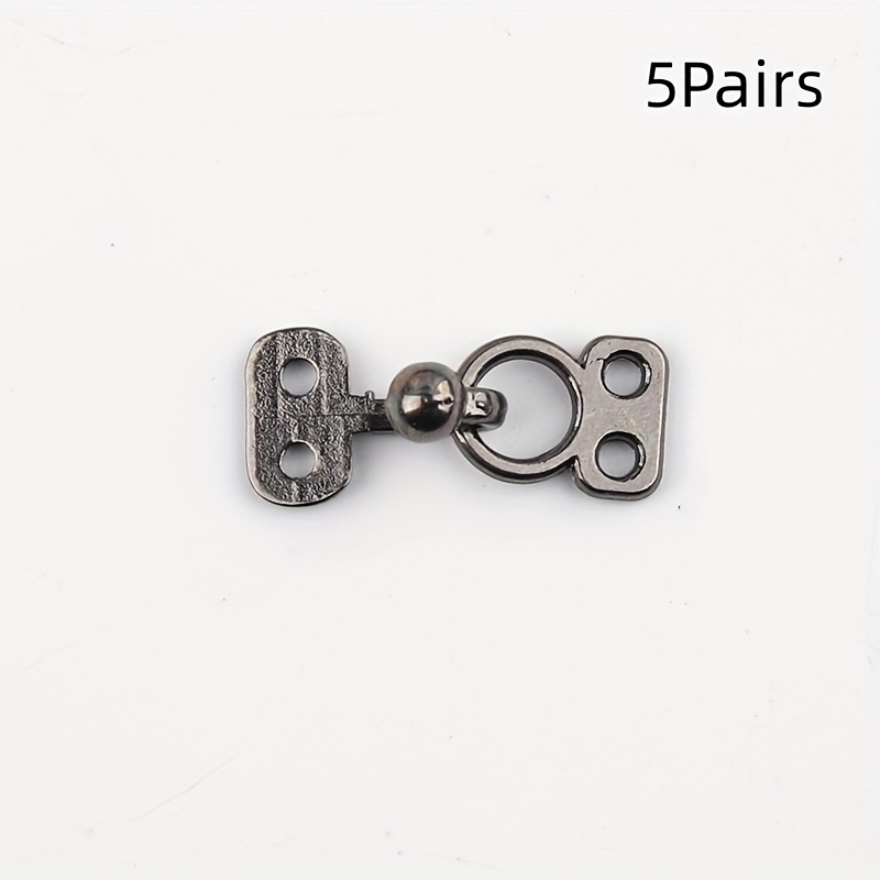 Image of 5pairs Metal Pants Hook Skirt Fur Coat Connection Decoration Button Clothes Hooks Sewing Additions