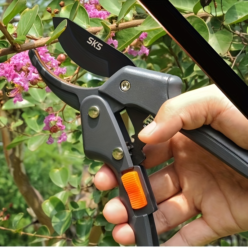 

1pc Stainless Steel Fruit Tree Pruning Scissors Garden Scissors Flower Picking Fruit Multi-functional Pruning Scissors Horticultural Tools Wholesale