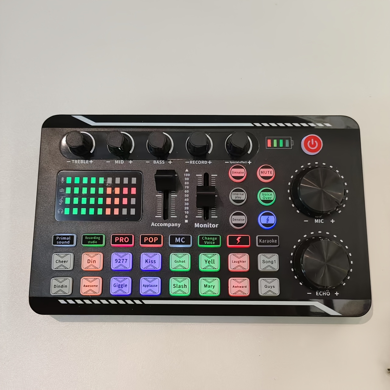 Mixer DJ Depusheng M6 - 6 Canali, Bluetooth, USB, 256 Effetti, Per Registrazione E Live - Foto 8