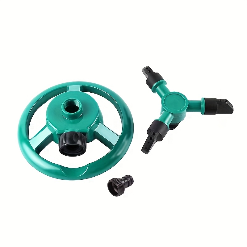 TEMU 360° Auto-rotating Sprinkler Nozzle- Adjustable Spray Patterns For Lawn/garden/agricultural Irrigation, Water-saving& Durable Outdoor Tool