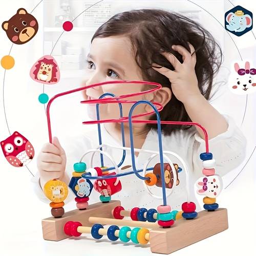 Baby Bead Wrapped Puzzle Early Education Toy for Infants And Young Children