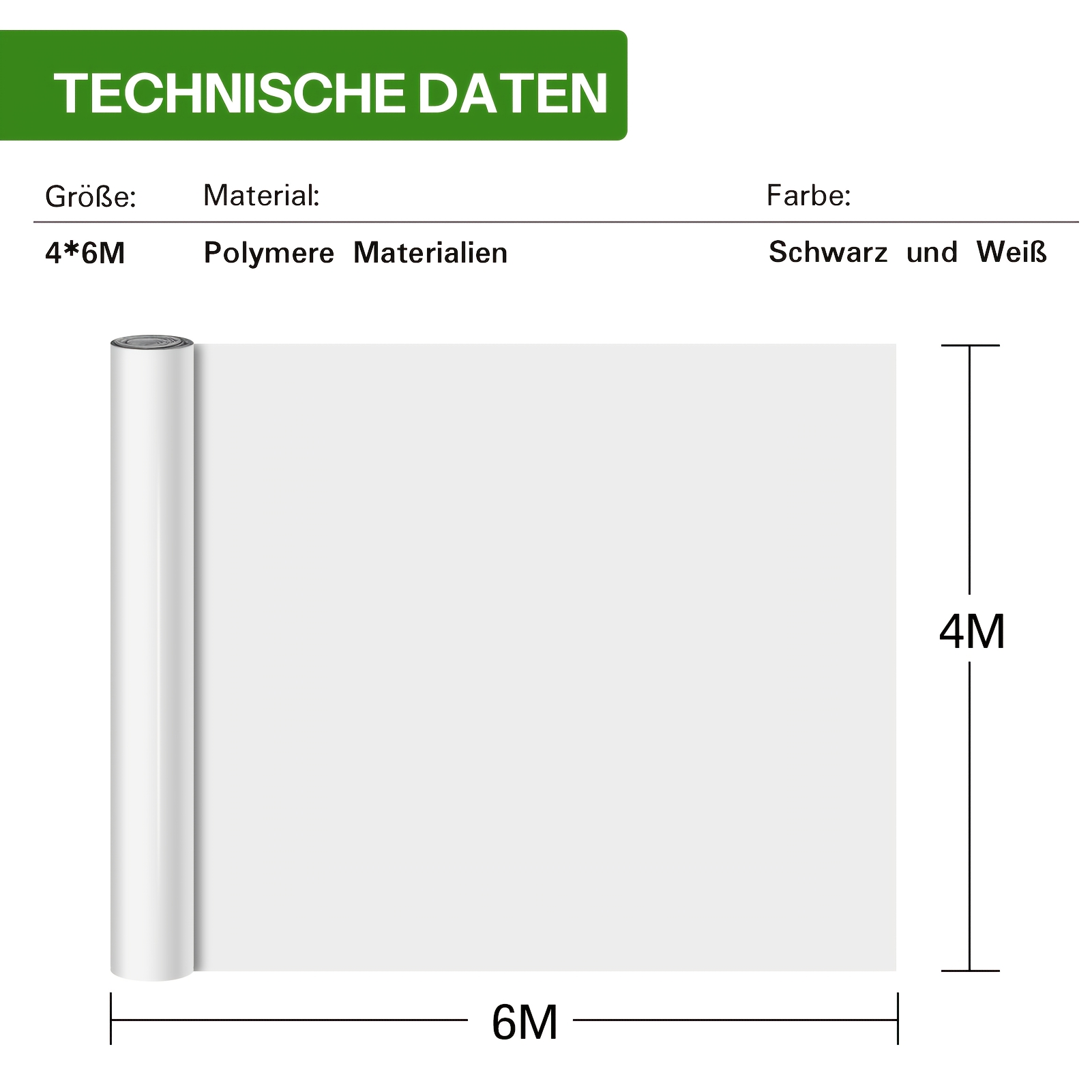 Heavy-duty Thickened Black And White Double-sided Film, Durable High-density Greenhouse Film, Waterproof Film, For Covering And Consumable Mushroom Greenhouses, For Planting And Cultivation