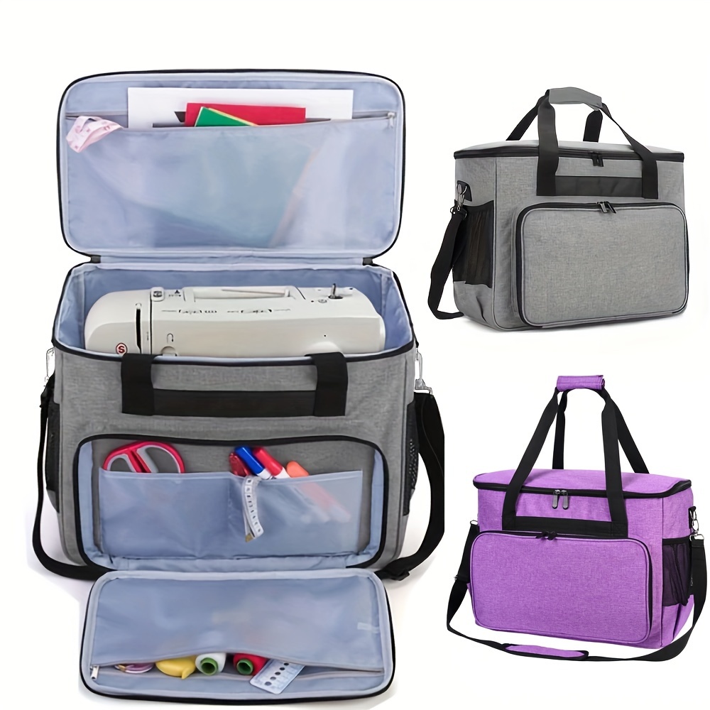 

1pc Sewing Machine Case Organizer, Carrying Tote Bag Storage Bag, Compatible With Brother, And Accessories, Diy Sewing Supplies Finishing Organizer