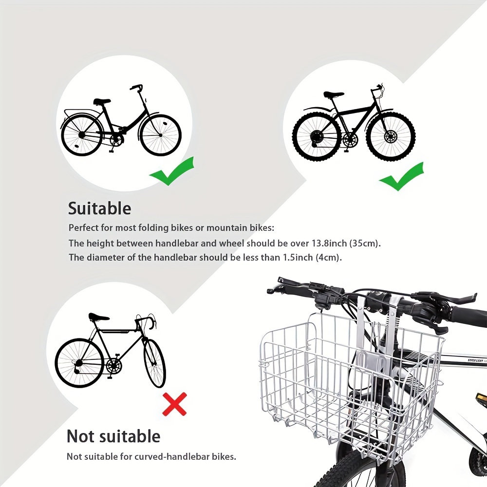 folding bicycle basket for outdoor cycling equipment details 4