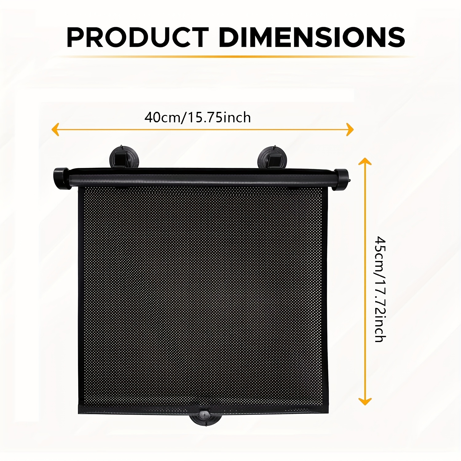 Retractable Car Roller Sunshade - 1 Pack Car Side Window Sun Shade For Uv And Protection - Car