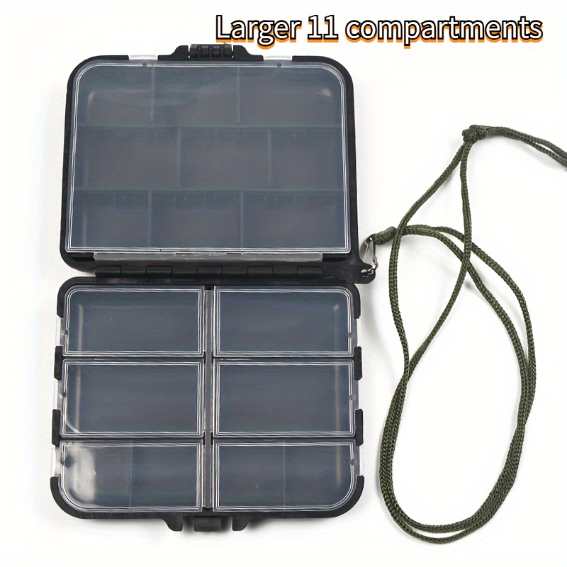 Large Fishing Tackle Boxes Double Sided Bait Container Portable