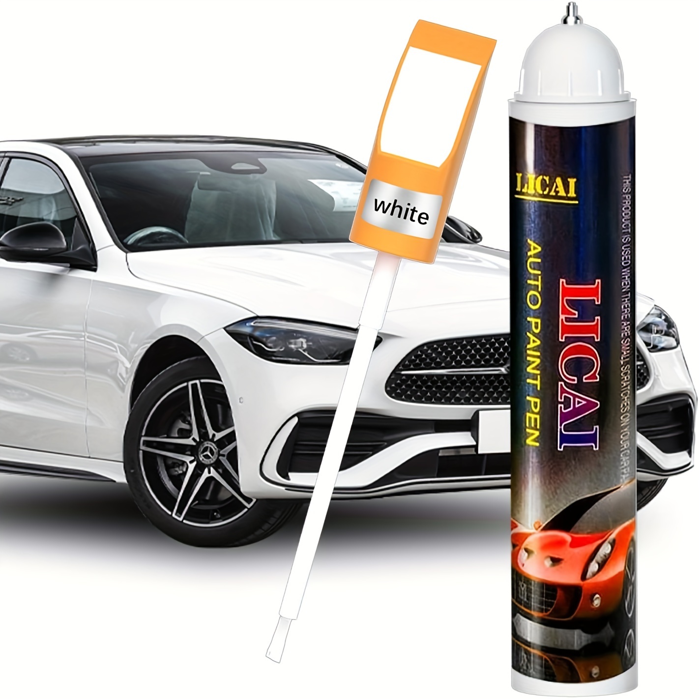 

Touch Up Paint For Cars, Automotive Car Paint Pen Scratch Repair Touch Up Paint With Pen Tip And Brush, Quick & Easy To Repair Automotive Scratches Touch Up Paint Pen 12ml