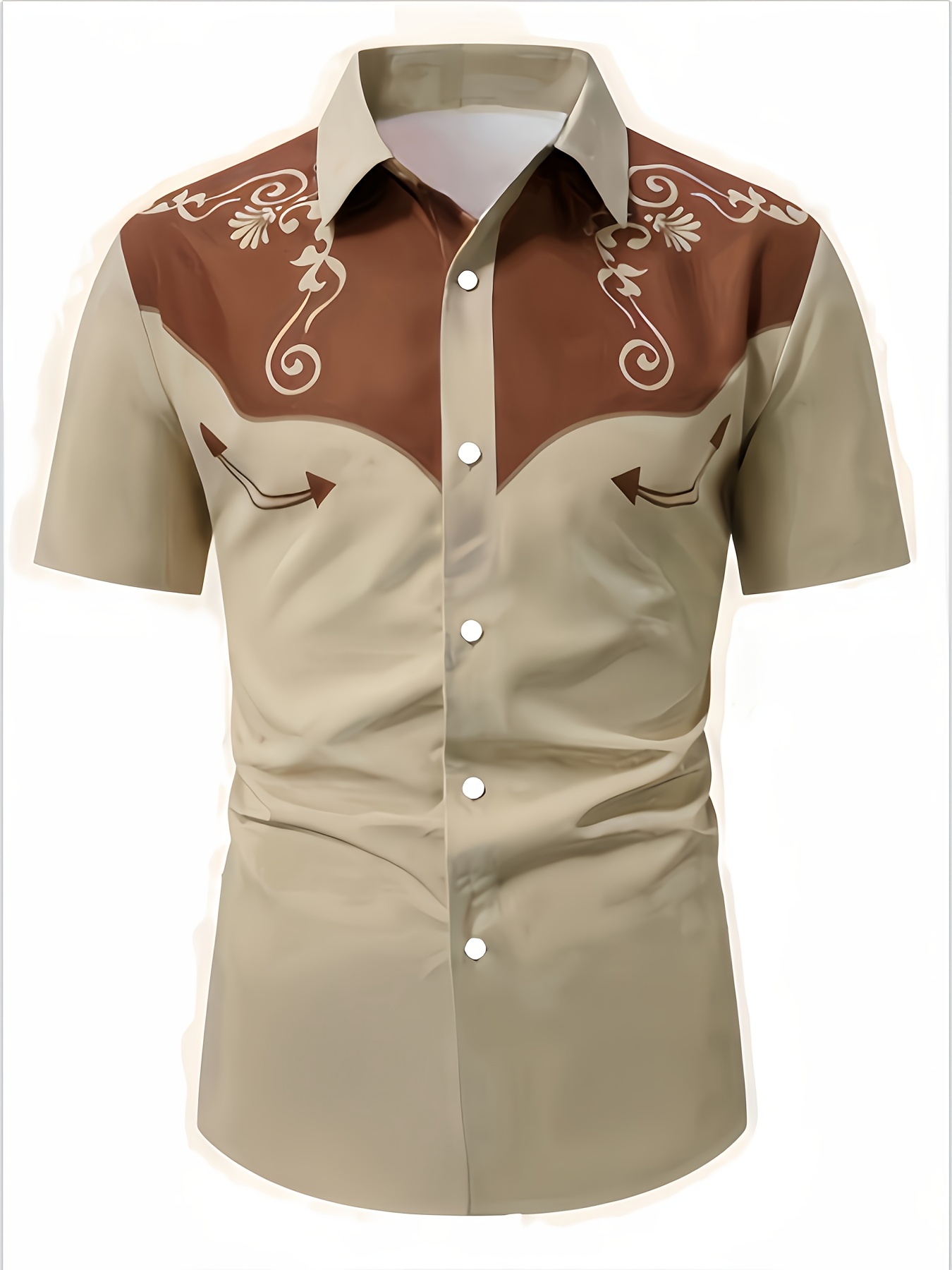 camisa vaquera western hombre bordada Temu Uruguay