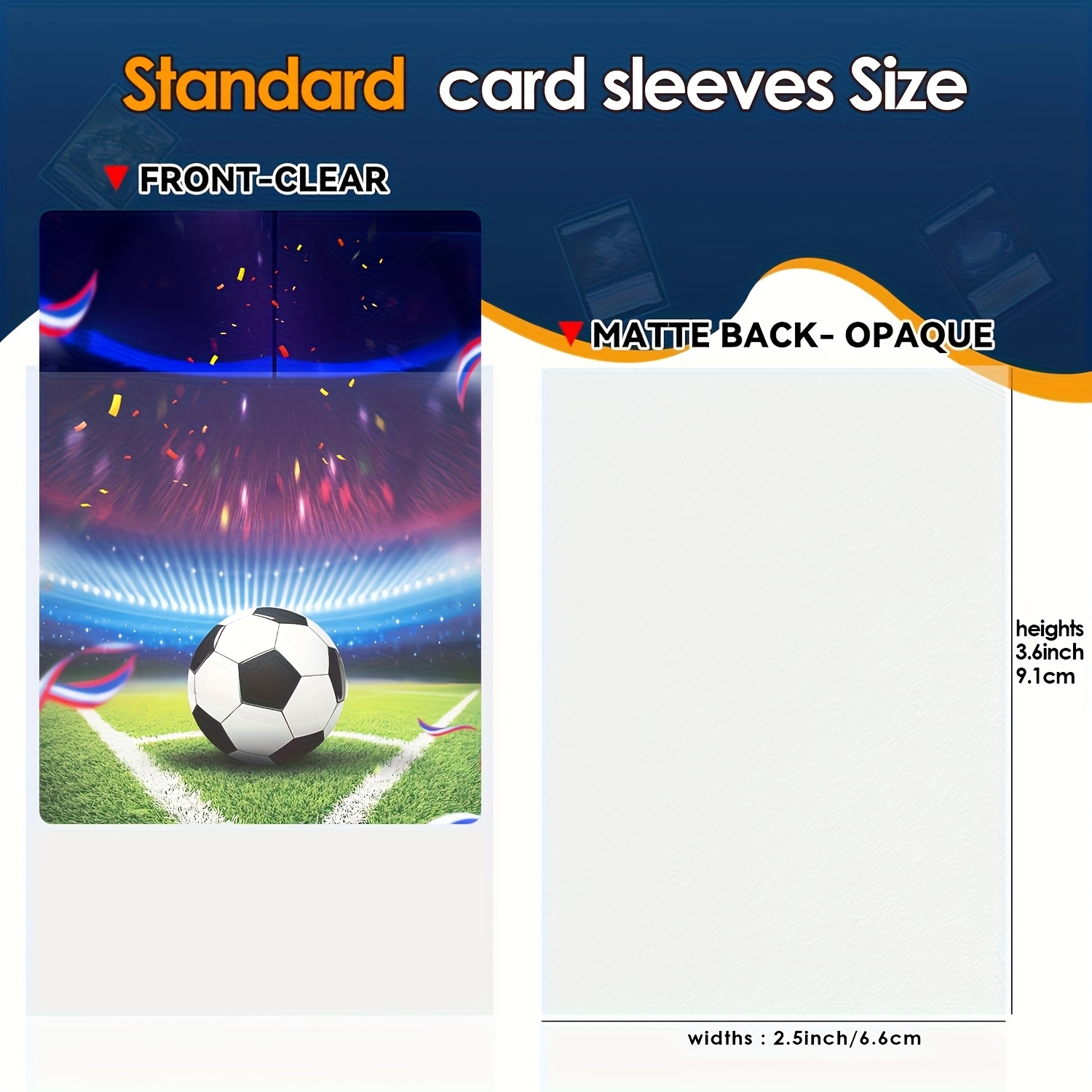 soccer card sleeves Gamegenic Prime Double Sleeving Pack