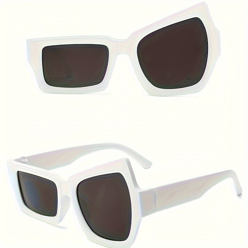 Trendy Frameless Leaf Glasses Dance Funny Sunglasses - Temu