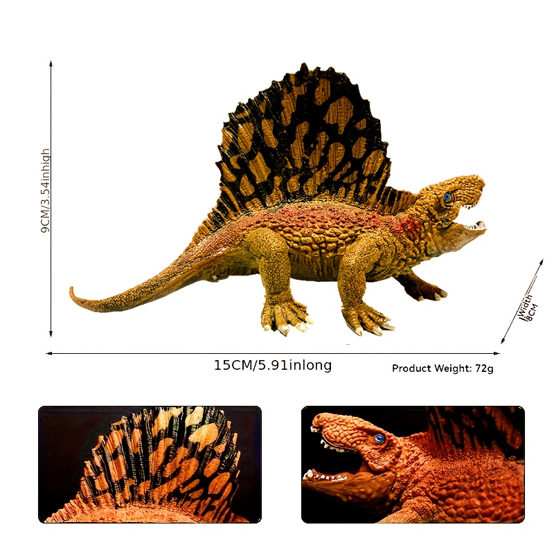Image of 1pc Lifelike Toy Model Ornament, Lifelike Premium Figure Toy Model Ornament. A Child's First Prehistoric Companion: Toy, Igniting Of Dinosaur Exploration! Birthday Gift For Boys And Girls