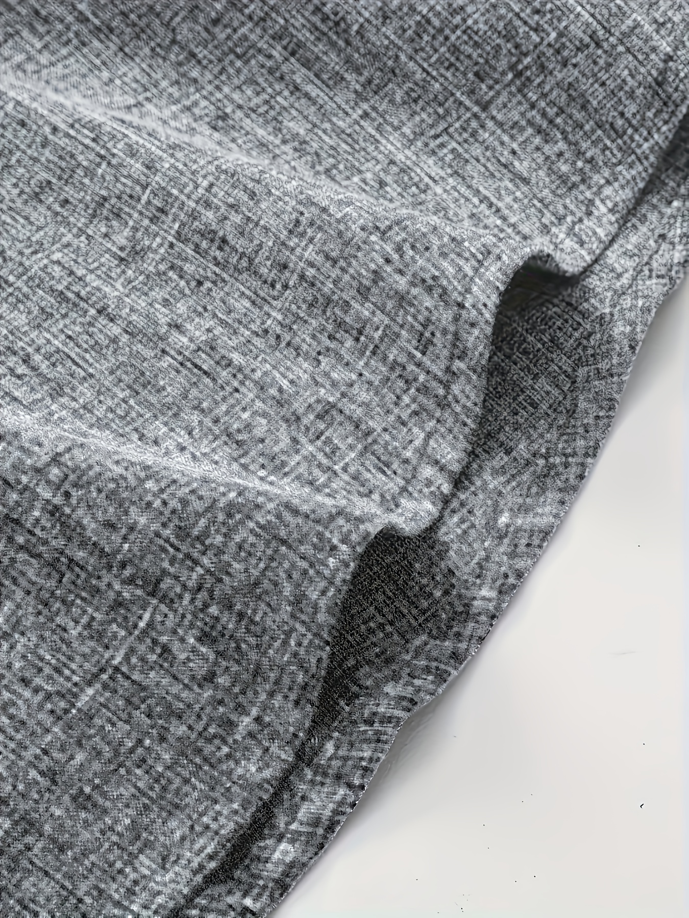 Camisa Casual de Cuello Giratorio para Hombre en Color Sólido, Ideal para Oficina, Salidas, Negocios, Vacaciones y Playa - Imagen 8