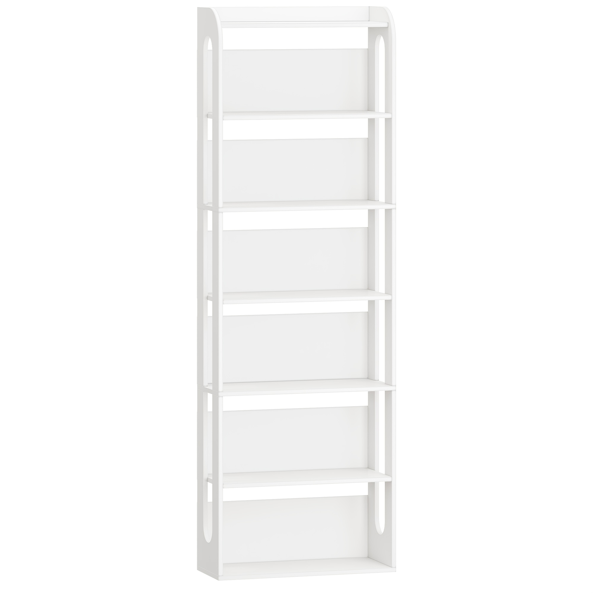 Bookshelf, 7-tier Wooden Bookshelf, Book Shelf, Wooden Standing Shelf For Bedroom, Living Room And Study 24 X 60 X 182cm
