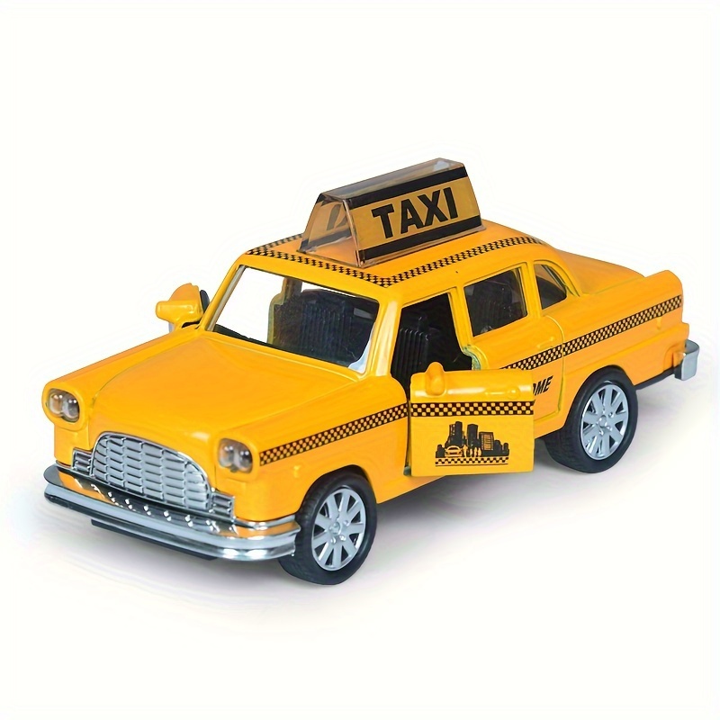 

Classical Toy Alloy Taxi 1:32 Pull-back Toy Car Model Metall Die-cast Decoration Gift