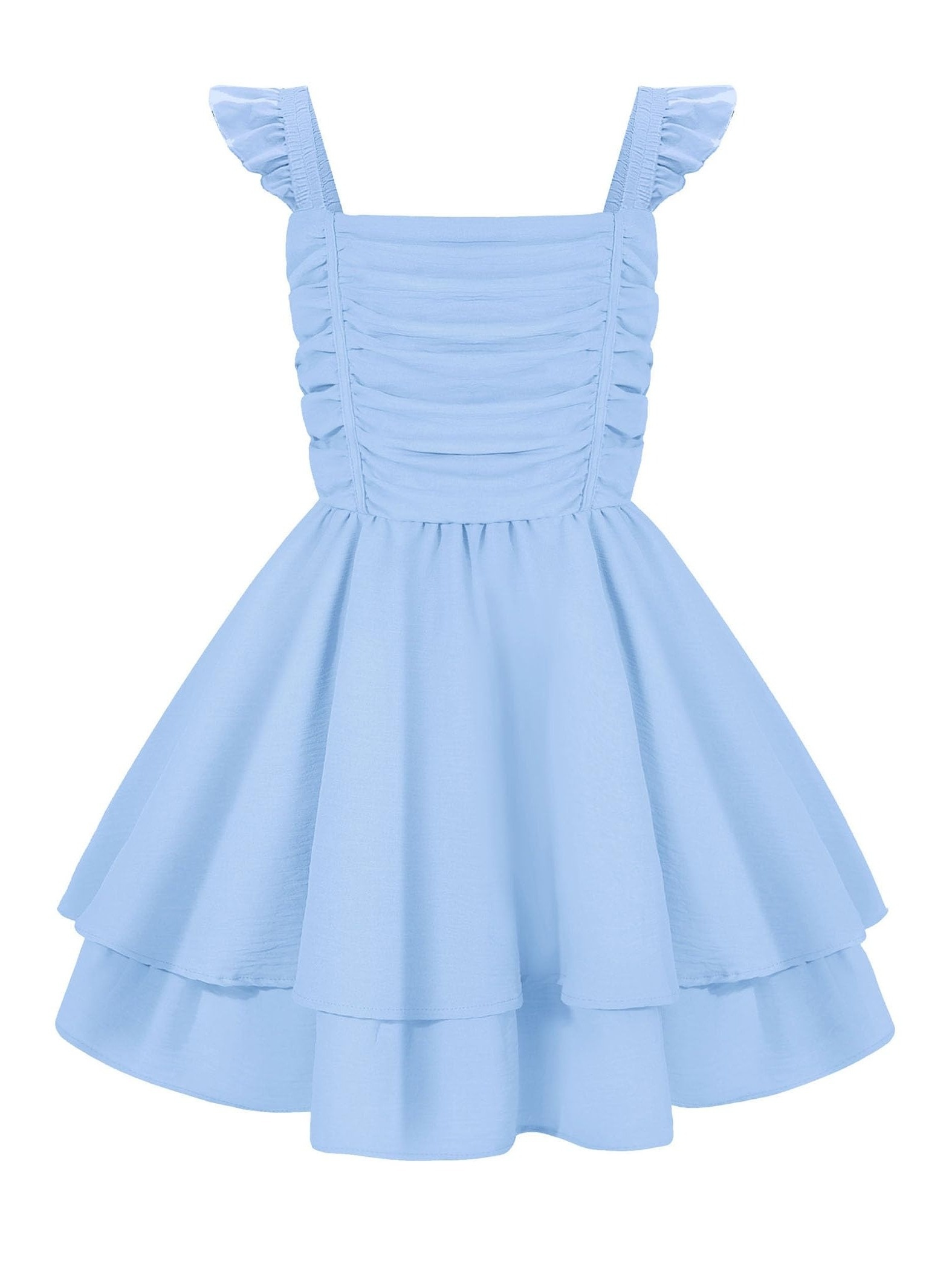 blue dress for kids girls sold on Temu United States
