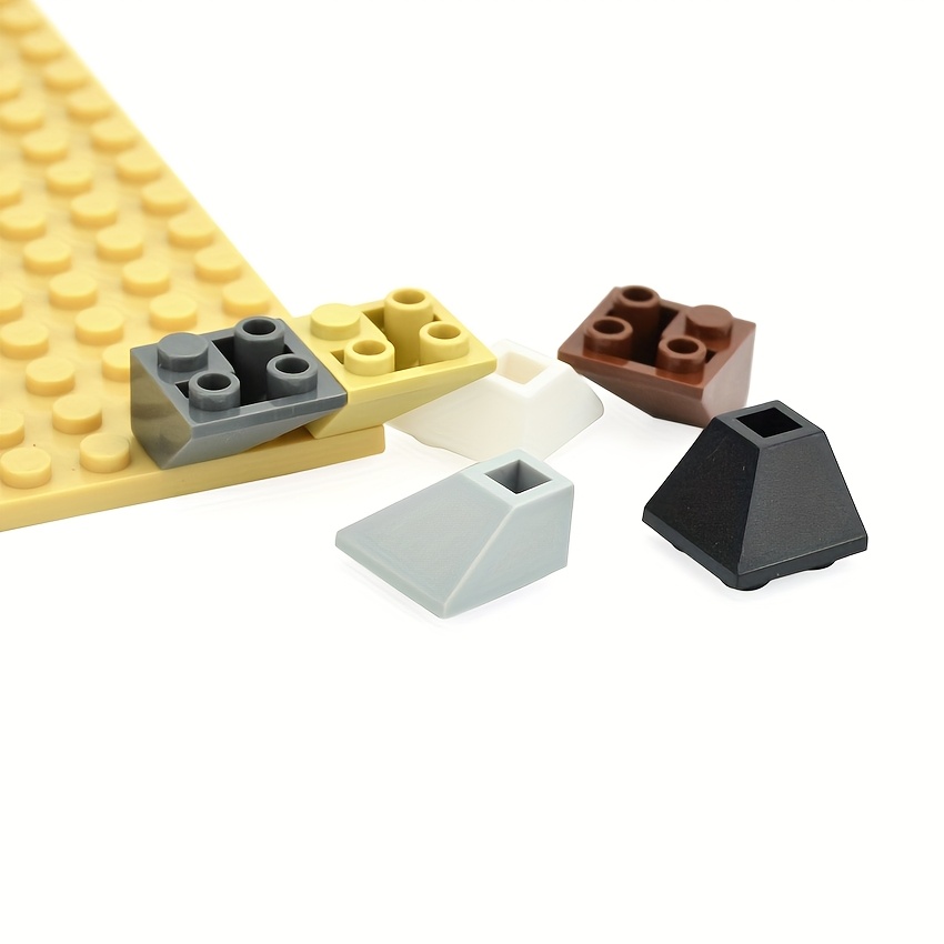 30pcs Building Blocks Slope 45 2x2 Compatible 3676 Double Convex Bricks