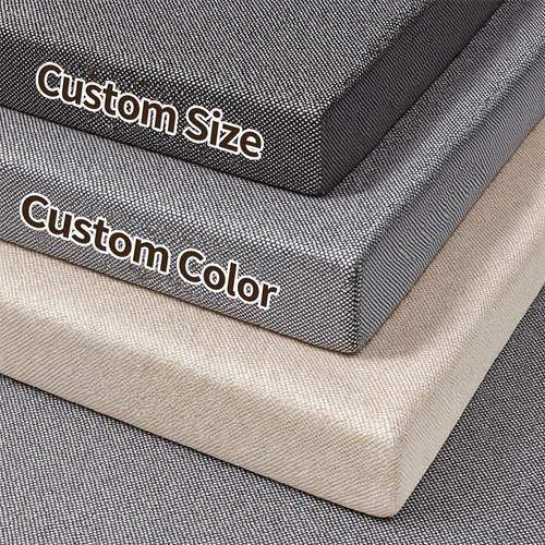 customizable size bench cushion 3 inch thick padded seat and comfortable with high density foam filling multiple fabric options non slip design suitable for patio furniture cushions outdoor sofas park benches and indoor