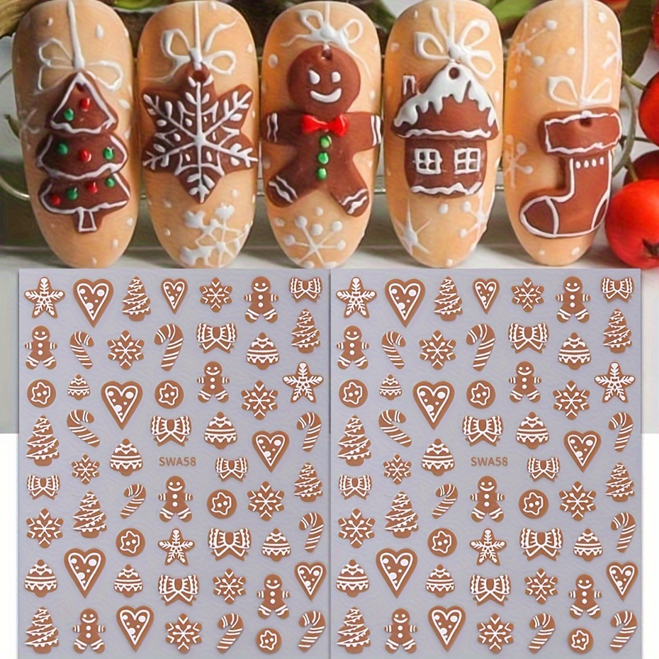

2pcs Christmas Art - 3d For Man, & | -adhesive, For