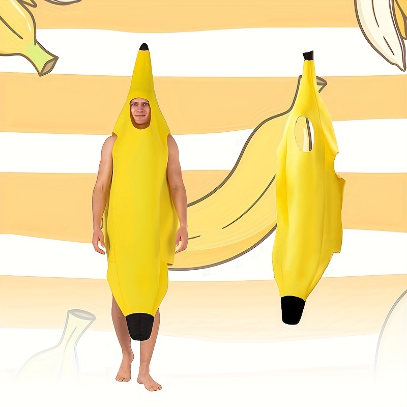 traditional banana様　衣装のみ adult banana costume fits polyester fruit outfit - Temu Japan