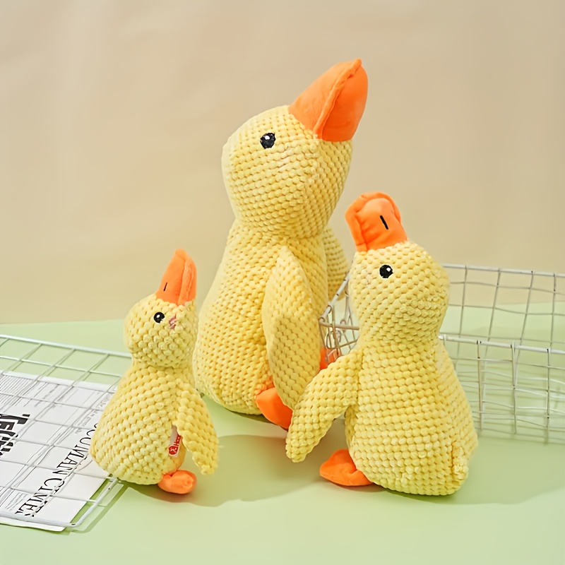 Squeaky Duck Dog Toy for Chewing and Self-Entertainment