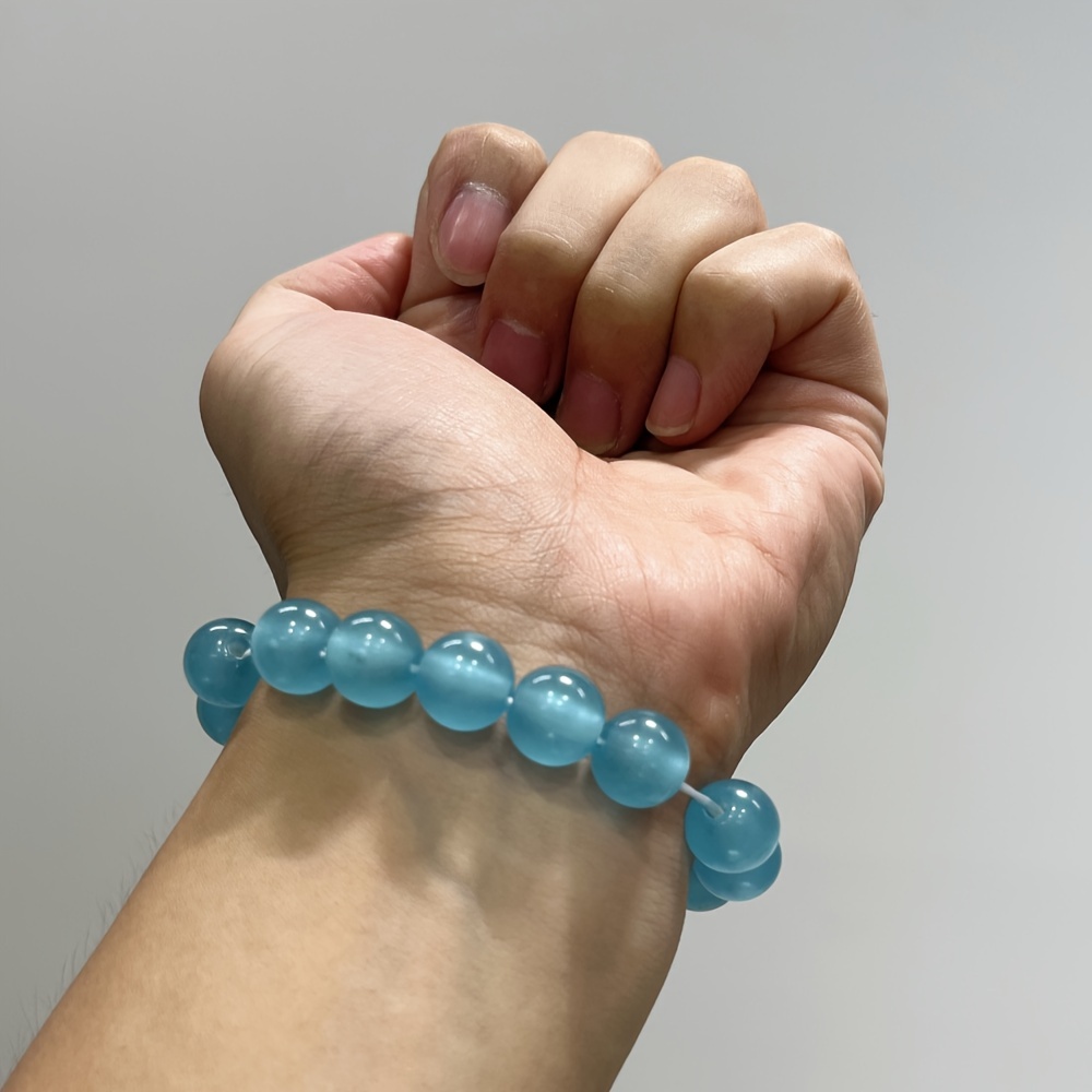 Large Glow Bead Elastic Bracelet, Trendy Couple's Gift