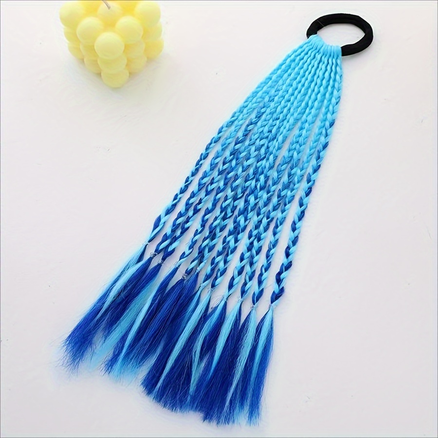 12 Braids Women' Braids Fried Dough Twists Braid Hair Ponytail Fashion Performance Style Headdress