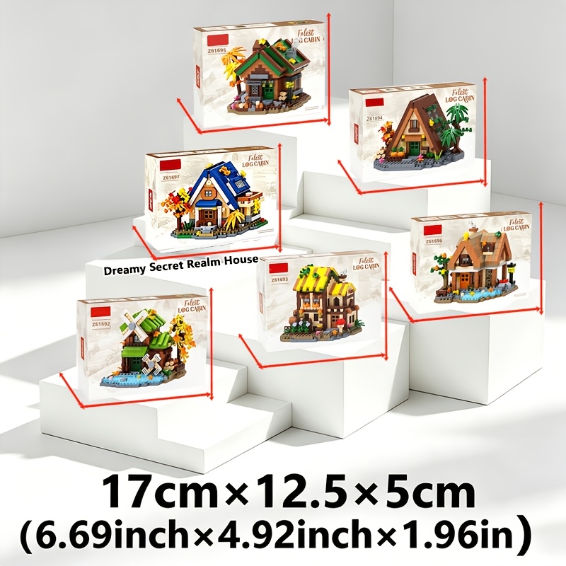 High-quality Multi-style Building Block Stacking Set