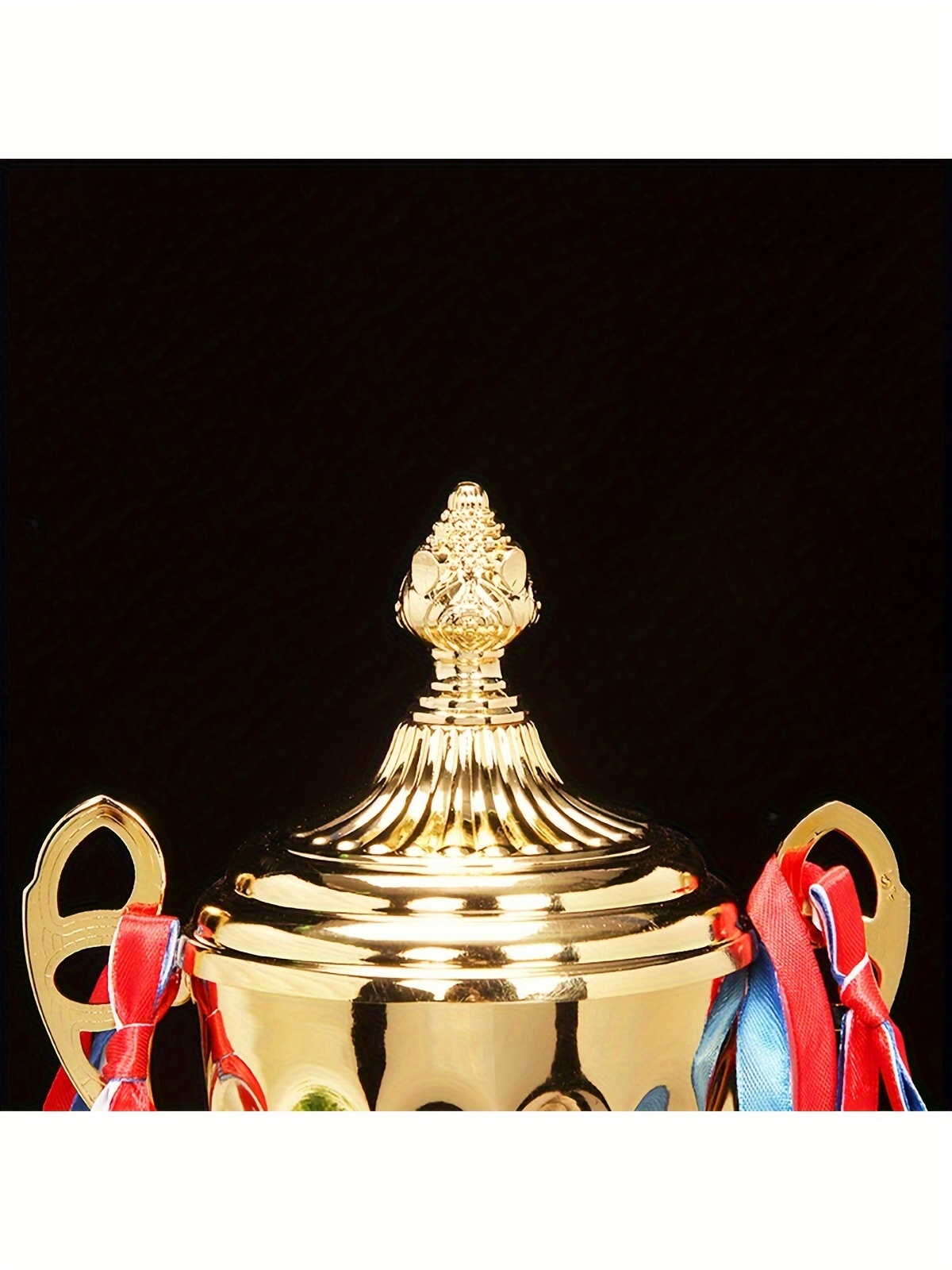 Large Golden Trophy Cup Compatible for Football/Soccer Champions - Heavy-Duty Metal Championship Award Trophy for Winners, Champions, Prize for Sports Competitions, Souvenir