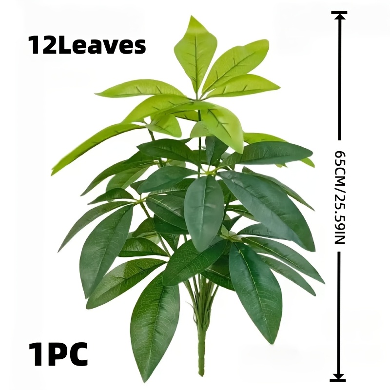 Image of - Realistic Green Foliage Plant, No Maintenance Indoor Outdoor Decor, Suitable For Home, Office, Hotel, Wedding, Theme Arrangement - Durable Plastic Material - Perfect For Christmas, Thanksgiving