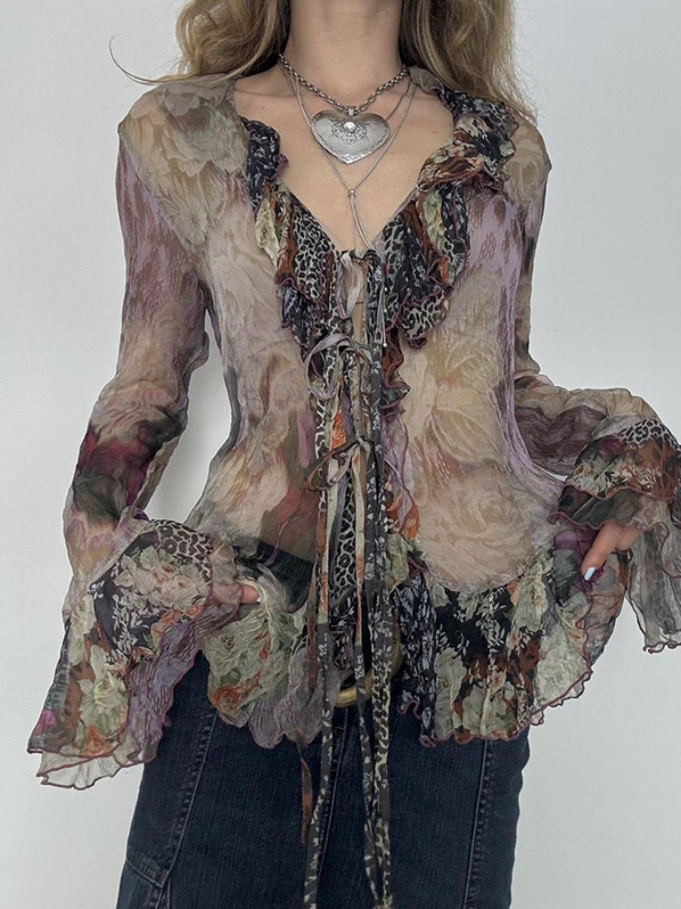 flare sleeves sold on Temu United States