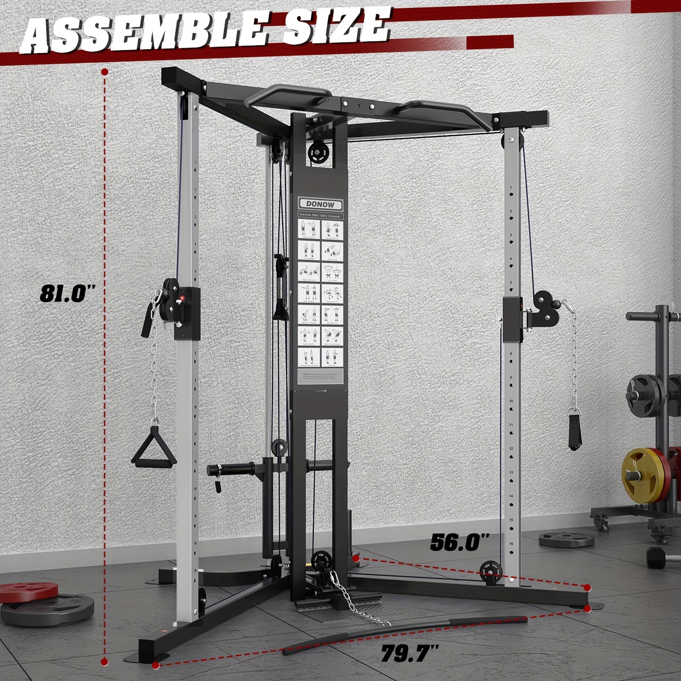 cable crossover machine cable fly machine home Temu