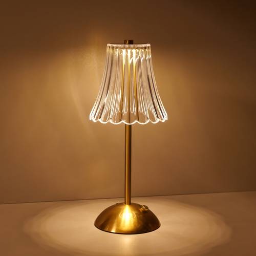 led retro metal table lamp simple bedroom bedside warm atmosphere usb charging night light