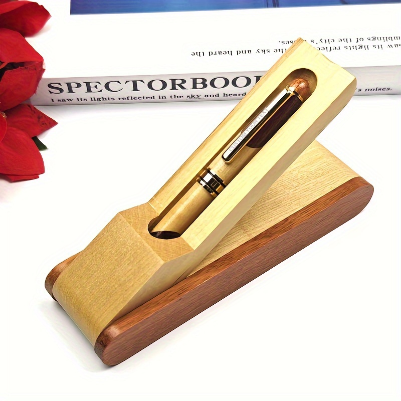 

Luxury Wooden Ballpoint Pen Set, Customizable Laser Engraved Name, , Retractable, Oval Shape, Medium Point, Office Gift For Men And Women, School Supplies, Birthday & Christmas Present