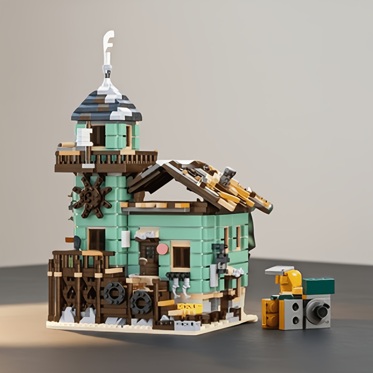 Distinctive Nautical Style Seaside Tower Assembly Model