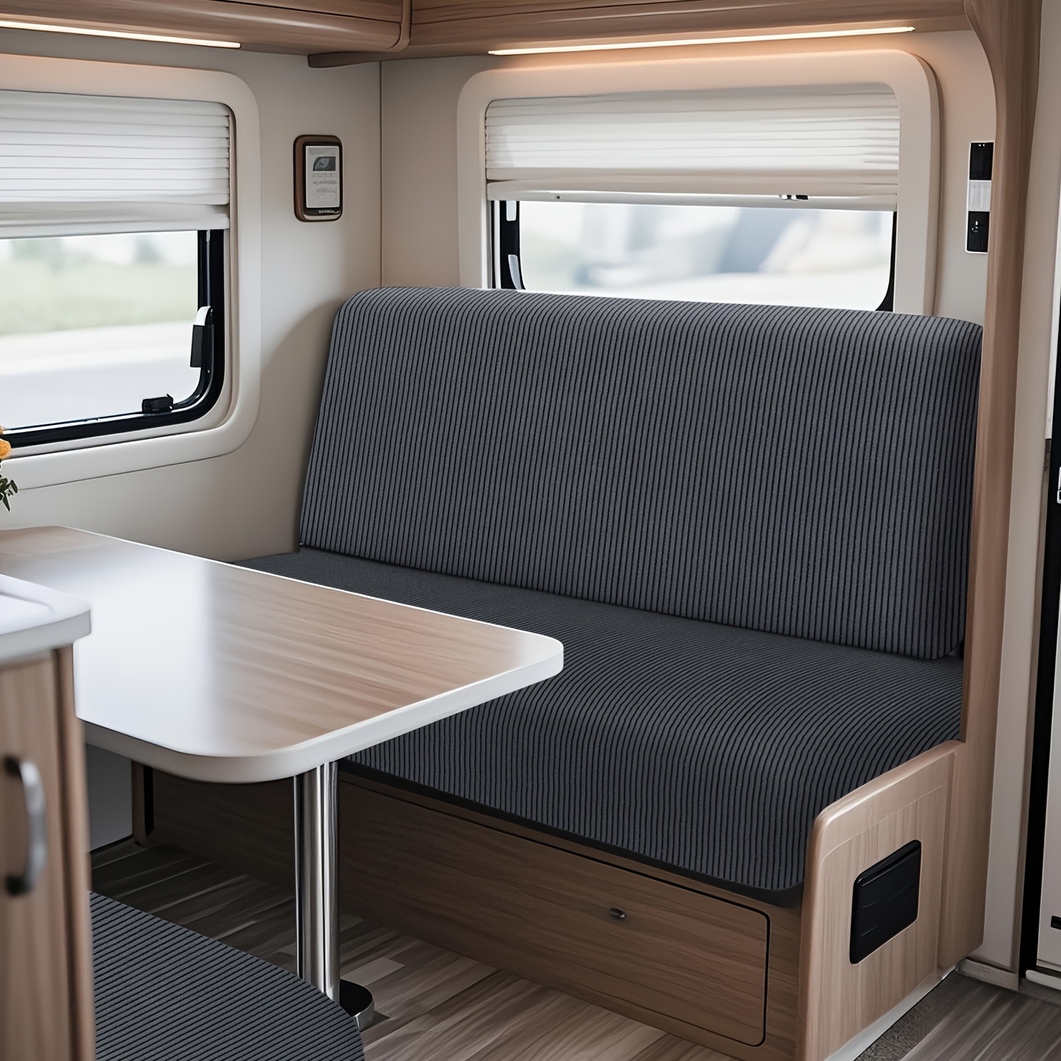 E-shop 2/4-teiliges Wohnmobil-Sofabezug-Set, elastische Sofabezüge, bequeme Sofabezüge aus Stretchstoff, einfache Installation, haustierfreundlicher